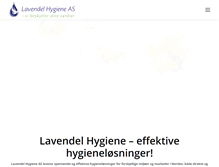 Tablet Screenshot of lavendelhygiene.no